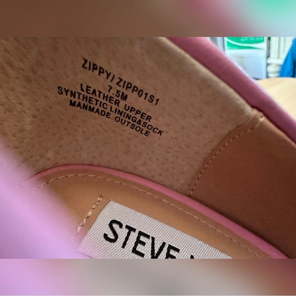 Steve Madden “Zippy” Pink Leather Pump Heels – Rare Find - Picture 9 of 9